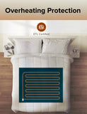 Washable Electric Heated Blanket 50"x60" Twin Size Heating Throw - Generu - Generu