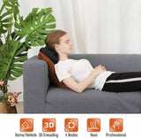 Electric Heated Shiatsu Massage Pillow For Neck and Back - Generu - Generu