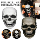 2022 Halloween Realistic Skull Mask Full Head Moveable Halloween Costume