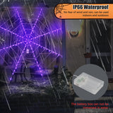 12FT LED Spider Web Halloween Party Decorations Outdoor