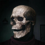 2022 Halloween Realistic Skull Mask Full Head Moveable Halloween Costume