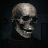 2022 Halloween Realistic Skull Mask Full Head Moveable Halloween Costume