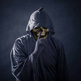2022 Halloween Realistic Skull Mask Full Head Moveable Halloween Costume
